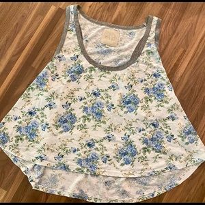 Chaser Vinatge Floral Tank Top